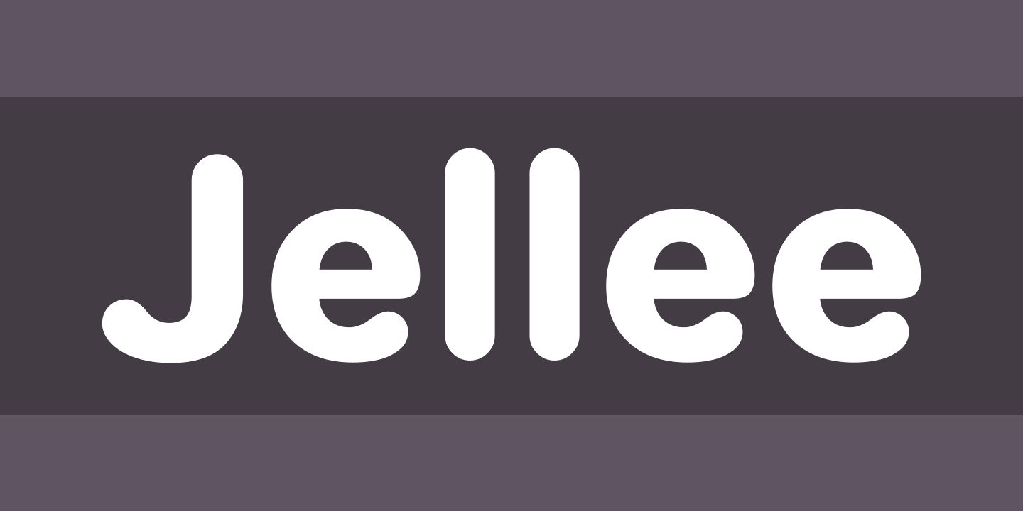 Jellee Font preview